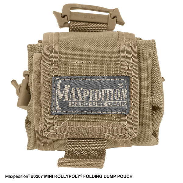 MINI ROLLY POLLY FOLDING POUCH - MAXPEDITION, Military, CCW, EDC, Everyday Carry, Outdoors, Nature, Hiking, Camping, Police Officer, EMT, Firefighter, Bushcraft, Gear, Travel